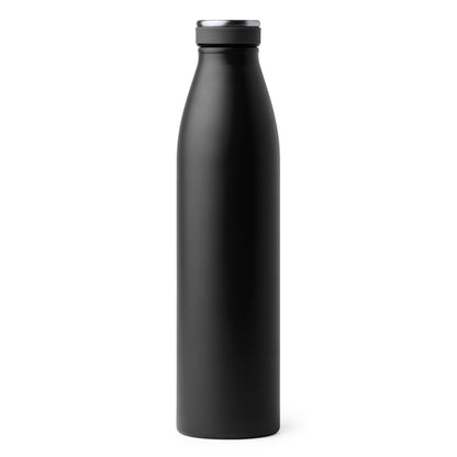 Botella térmica de acero 750 ml con aislamiento de cobre · Negro