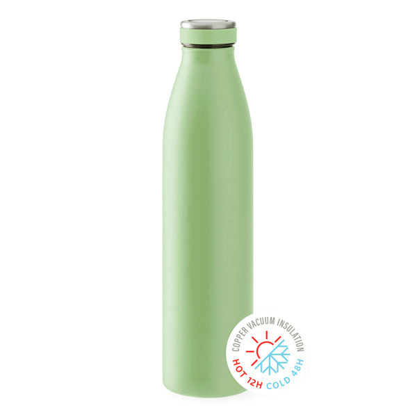 Botella térmica de acero 750 ml con aislamiento de cobre