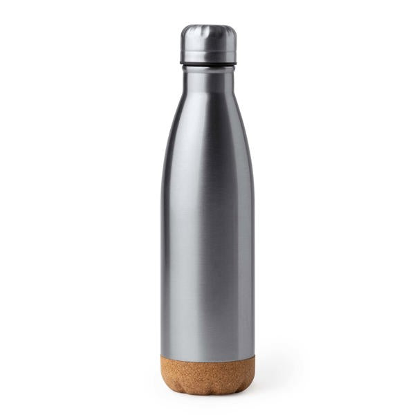 Botella térmica 520 ml con base de corcho