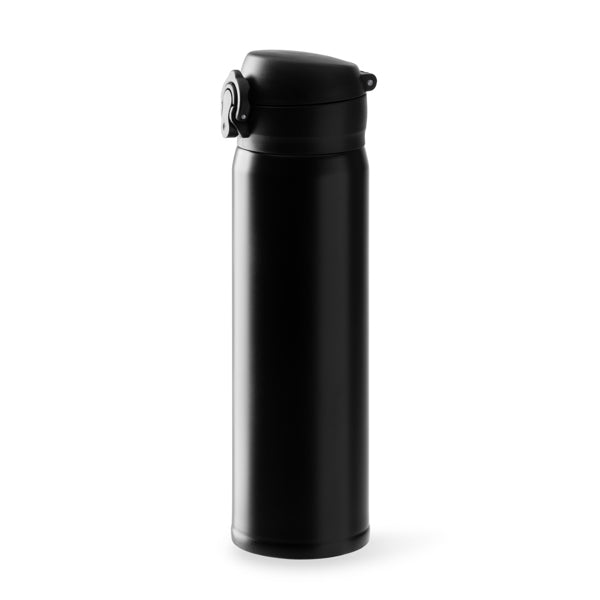 Termo de acero inoxidable 450 ml con cierre de seguridad