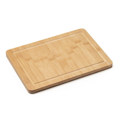 Tabla de cortar de bambú con canal recoge líquidos