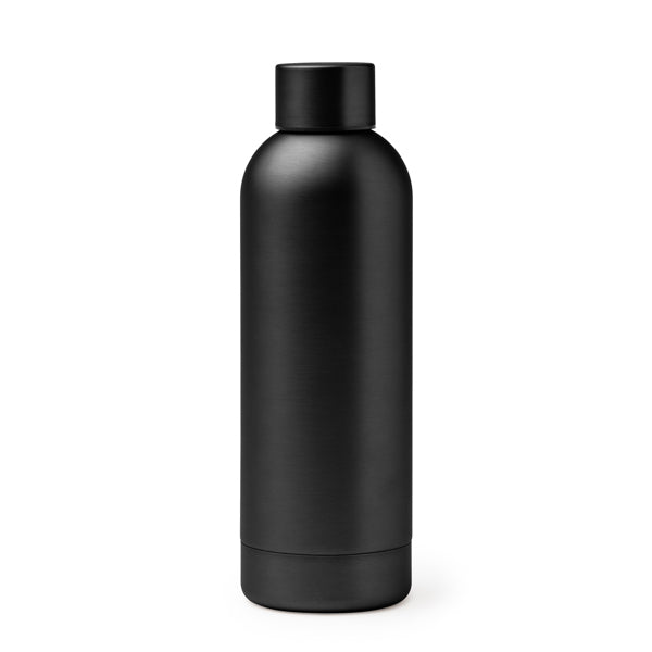 Botella térmica de acero inoxidable 550 ml · Negro