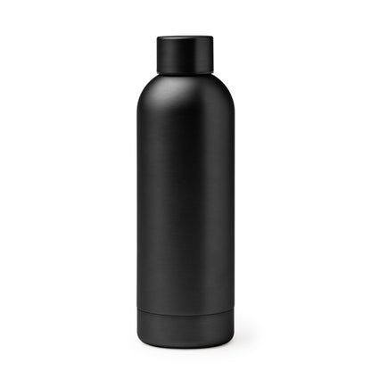 Botella térmica de acero inoxidable 550 ml · Negro
