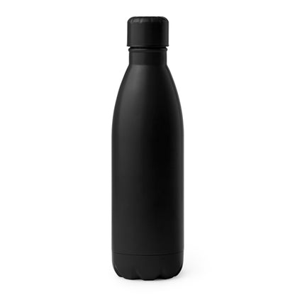 Botella de acero inoxidable mate 790 ml · Negro