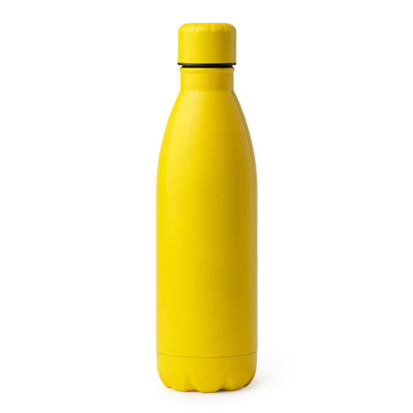 Botella de acero inoxidable mate 790 ml · Amarillo
