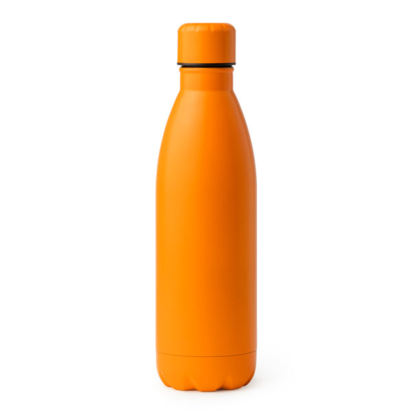 Botella de acero inoxidable mate 790 ml · Naranja