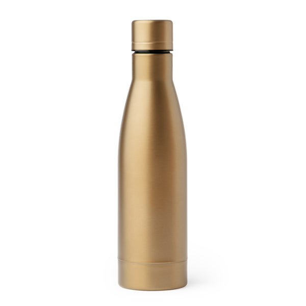 Botella térmica blanca 500 ml con aislamiento de cobre