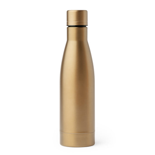 Botella térmica blanca 500 ml con aislamiento de cobre
