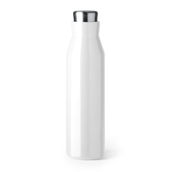 Termo de acero inoxidable 600 ml antigoteo · Blanco