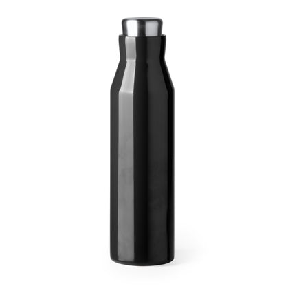 Termo de acero inoxidable 600 ml antigoteo · Negro
