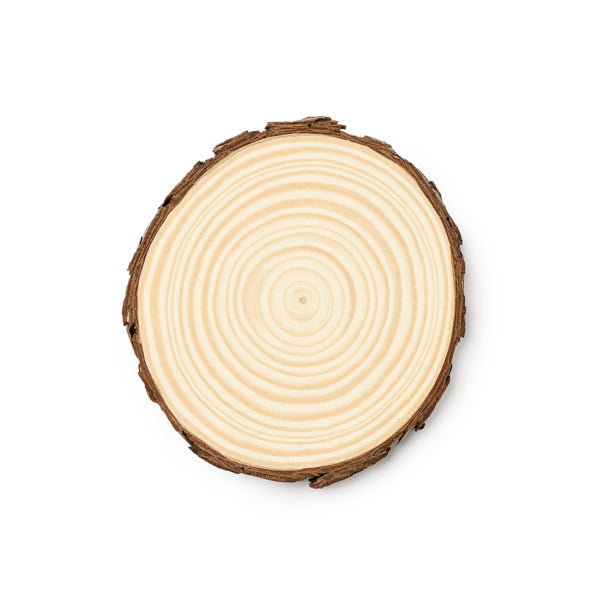 Set de 4 posavasos de madera de pino · Crudo