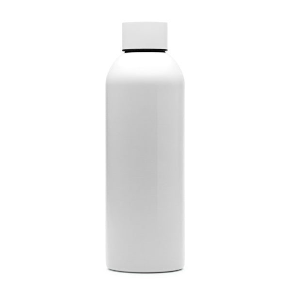 Botella de acero inoxidable 800 ml antigoteo · Blanco