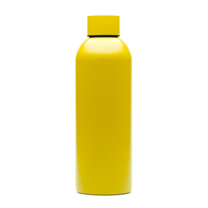 Botella de acero inoxidable 800 ml antigoteo · Amarillo