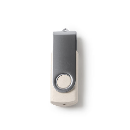 Memoria USB 16 GB de fibra de trigo · Crudo