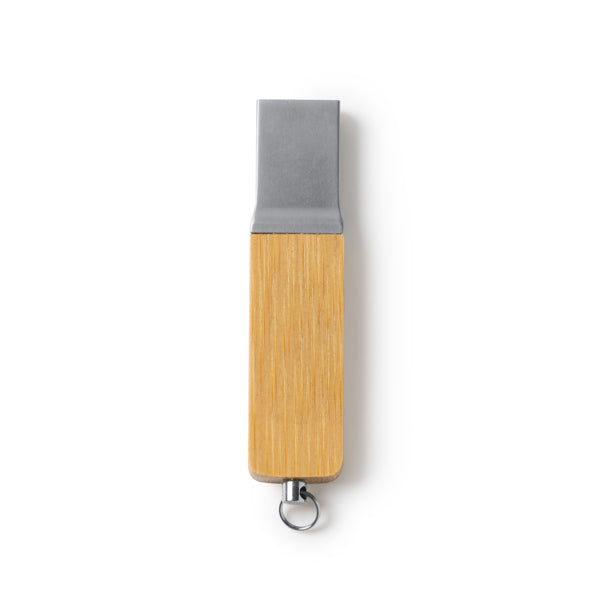 Memoria USB 16 GB de bambú compacta · Crudo