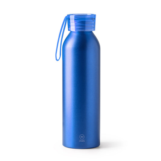 Botella de aluminio reciclado 600 ml con cinta