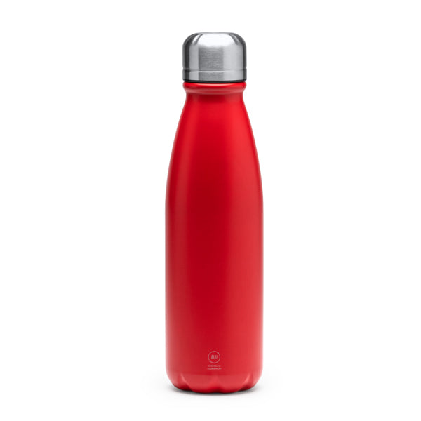 Botella de aluminio reciclado 550 ml · Rojo