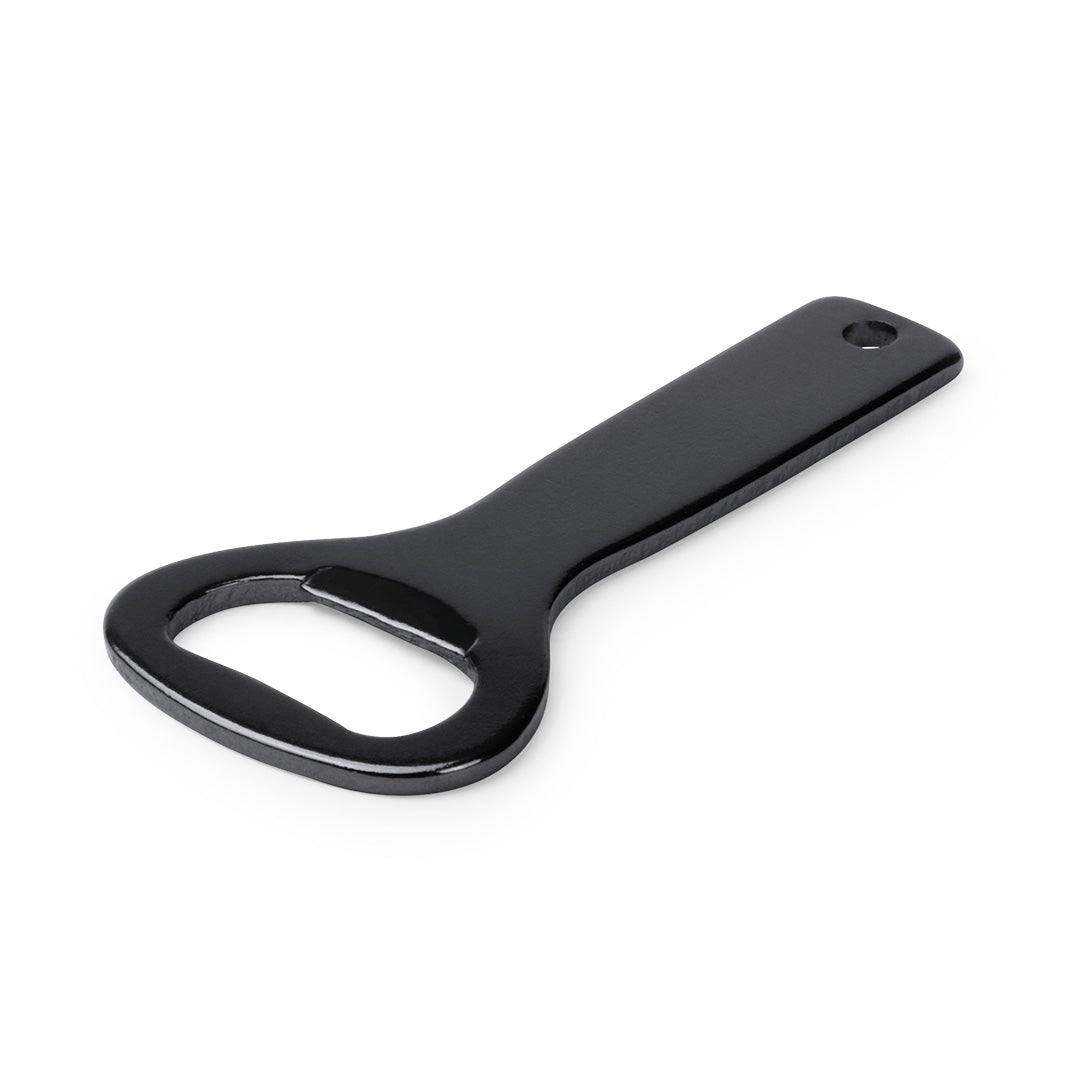 Abridor de aluminio de colores para grabar · Negro