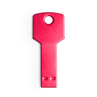 Memoria USB 16GB con forma de llave · Rojo