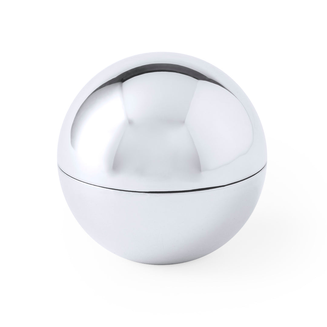 Bálsamo labial en esfera SPF15 · Plateado