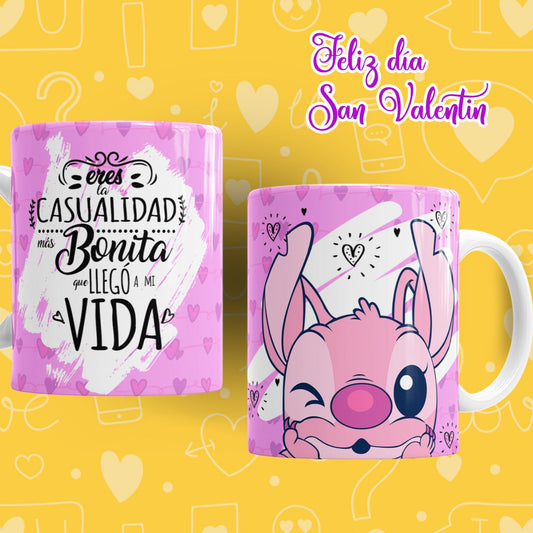 Taza Angel – “Eres la casualidad más bonita que llegó a mi vida”