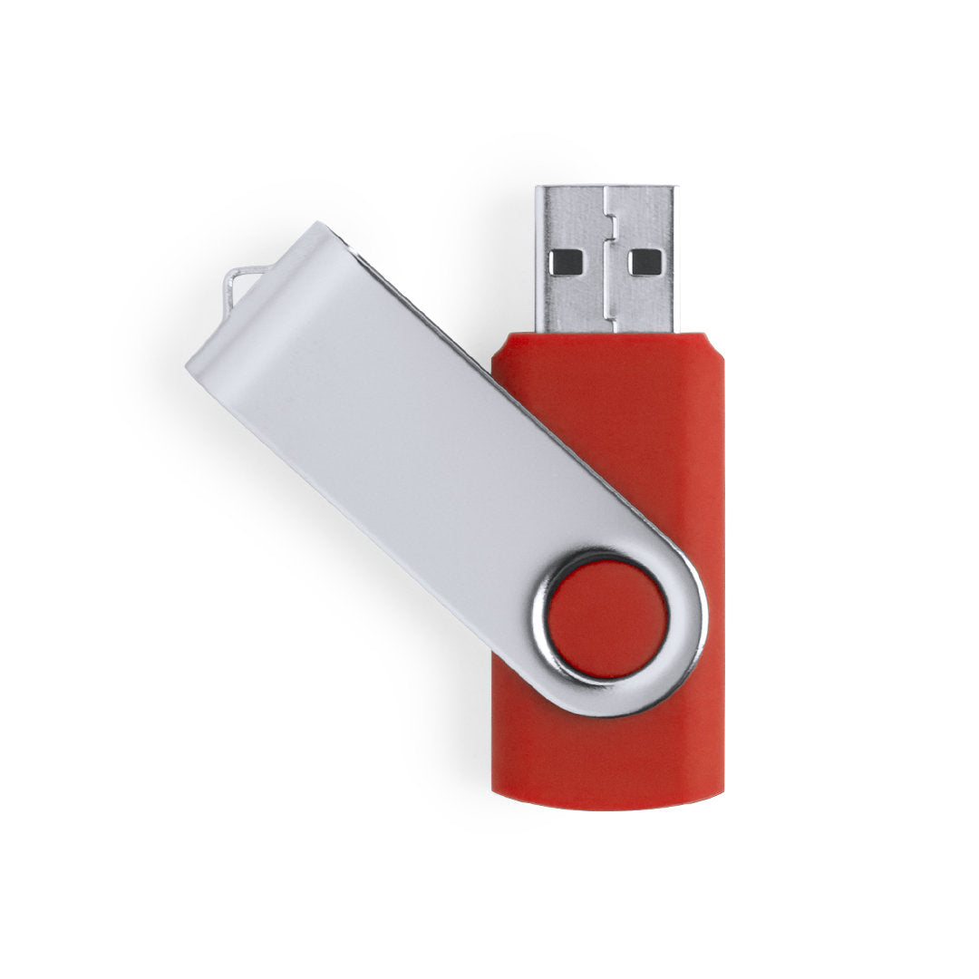 Memoria USB 32GB giratoria en colores · Rojo