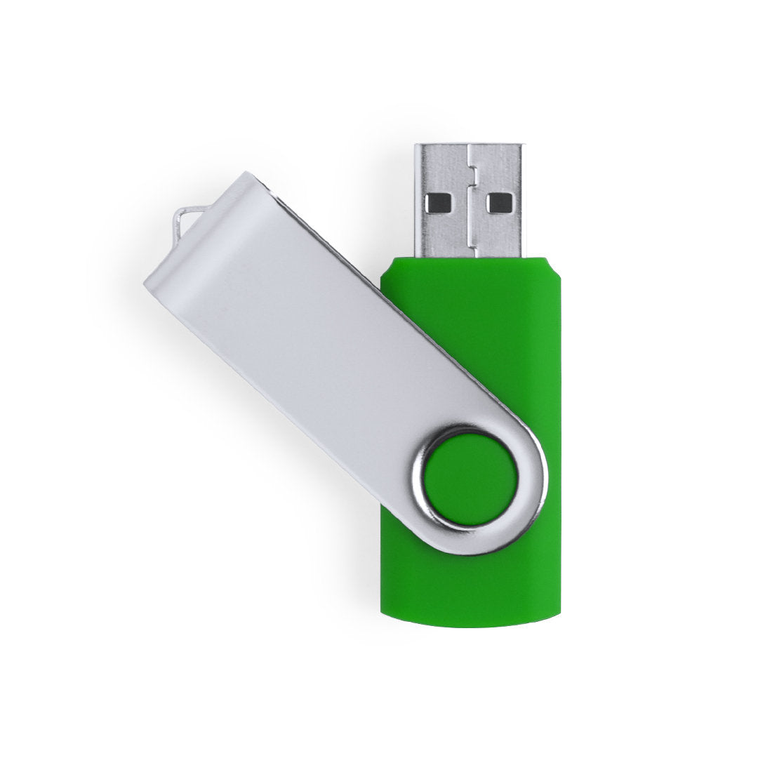 Memoria USB 32GB giratoria en colores · Verde