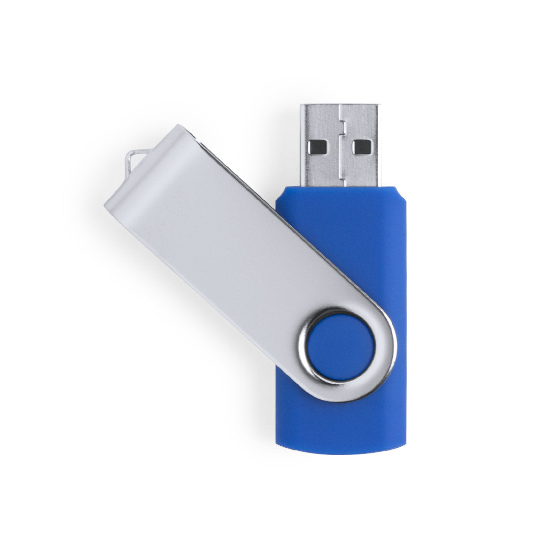 Memoria USB 32GB giratoria en colores · Azul