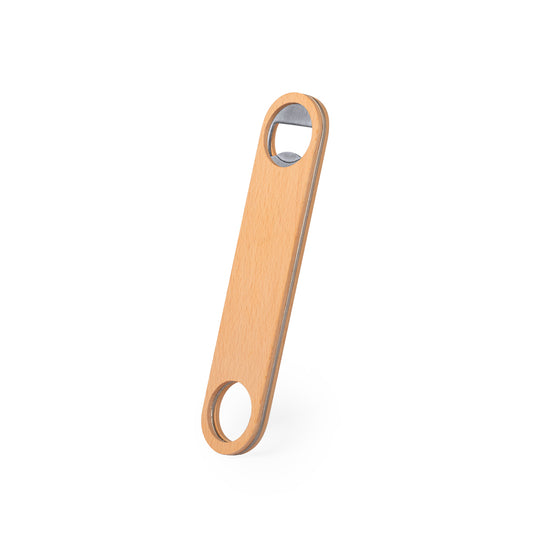 Abridor de madera de haya con acero inoxidable