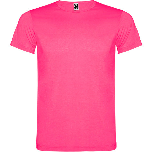 Camisetas Akita · Rosa Fluor