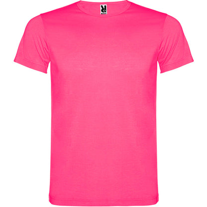 Camisetas Akita · Rosa Fluor