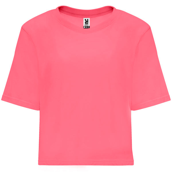 Camisetas Dominica · Rosa Lady Fluor