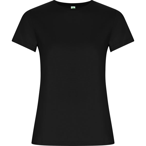 Camisetas Golden Woman · Negro