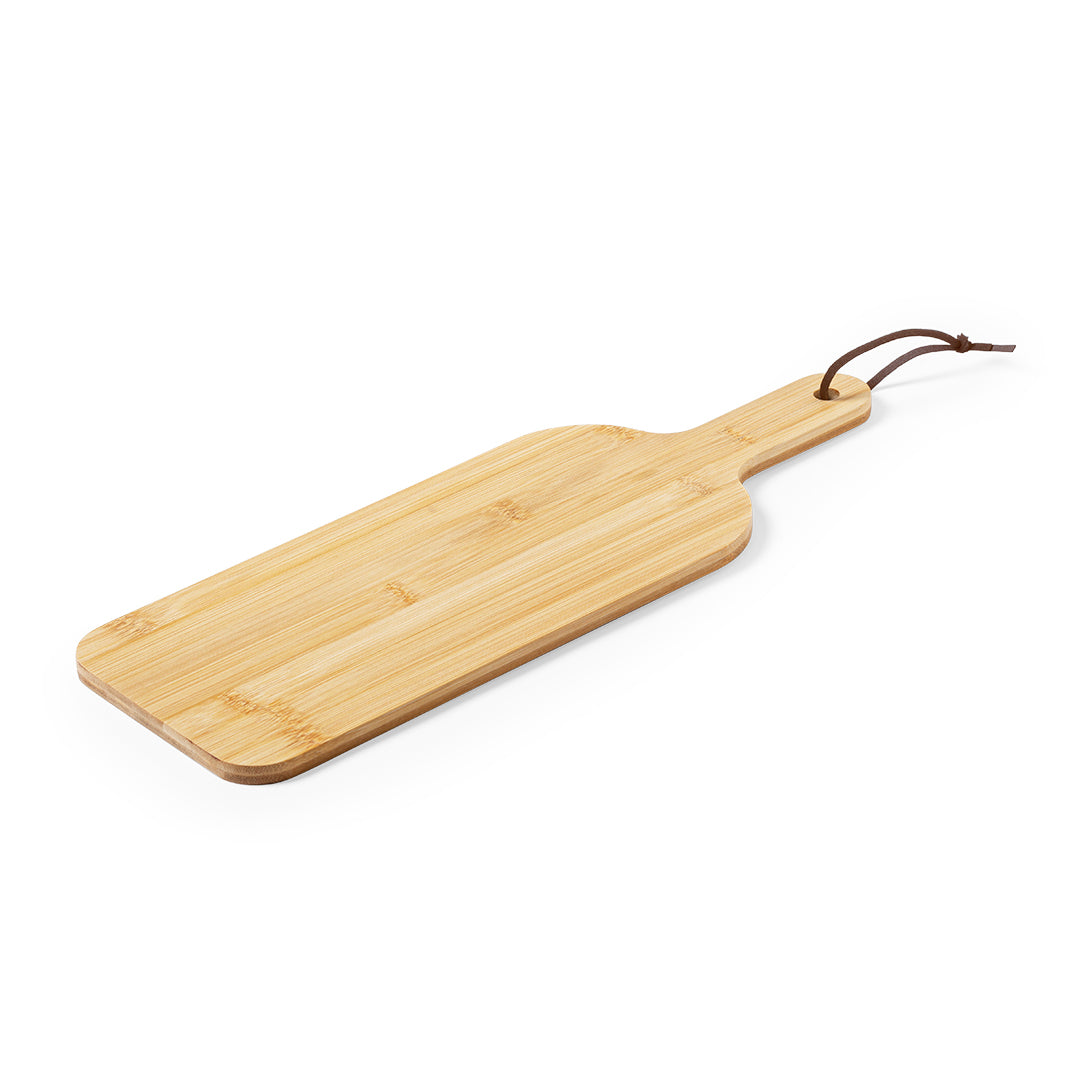 Tabla larga de bambú con cordón