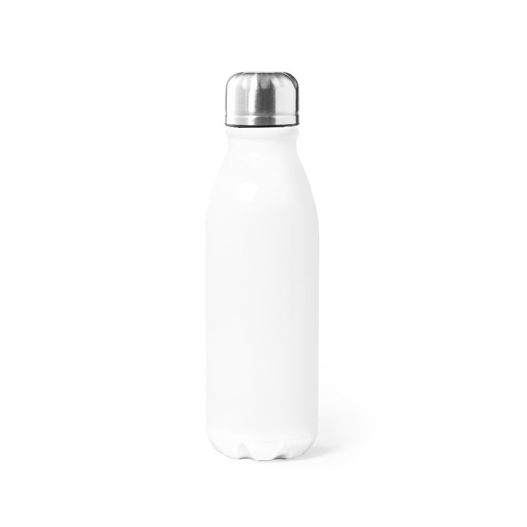Botella de aluminio 550 ml · Blanco