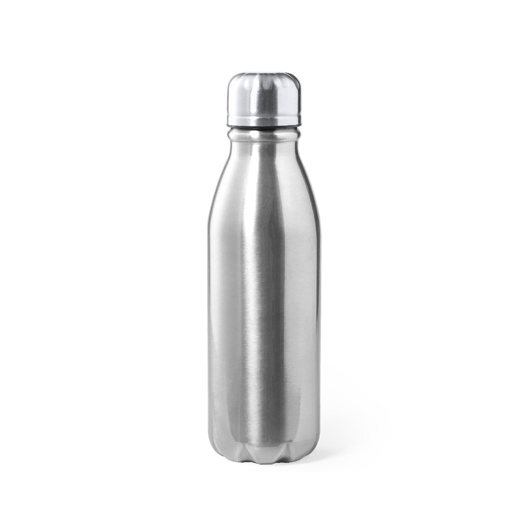 Botella de aluminio 550 ml · Plateado