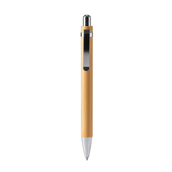 Bolígrafo de bambú elegante para escritorio · Crudo