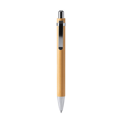 Bolígrafo de bambú elegante para escritorio · Crudo