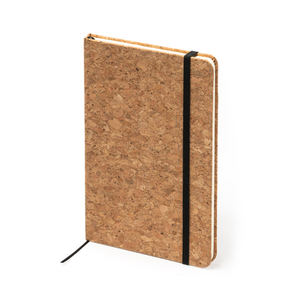 Libreta A5 de corcho con goma elástica