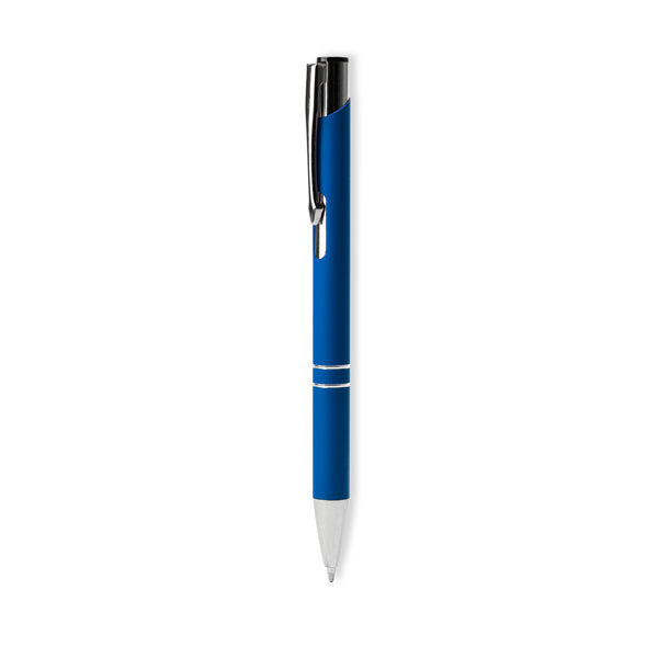 Bolígrafo metálico de tinta negra tacto suave · Royal
