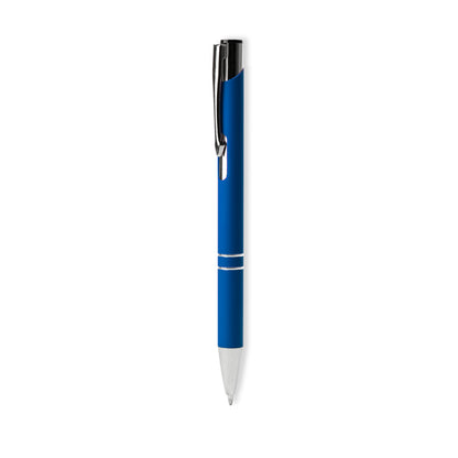 Bolígrafo metálico de tinta negra tacto suave · Royal