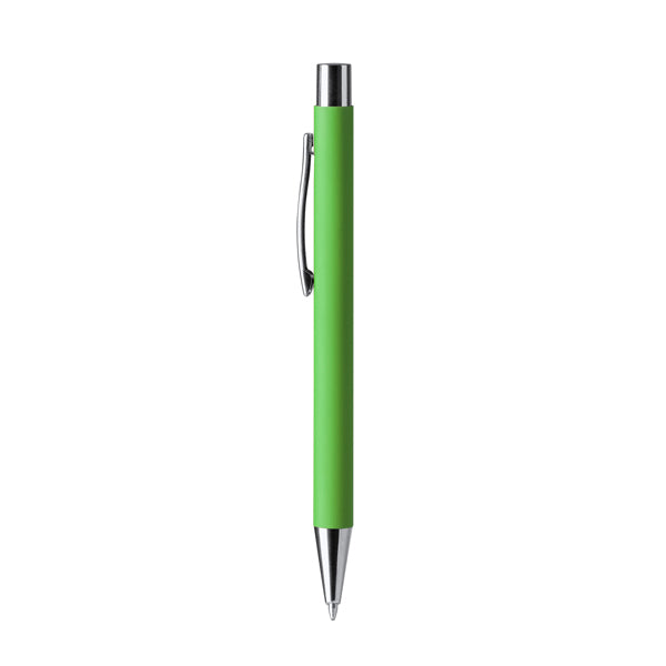 Bolígrafo metálico tacto suave · Verde Helecho