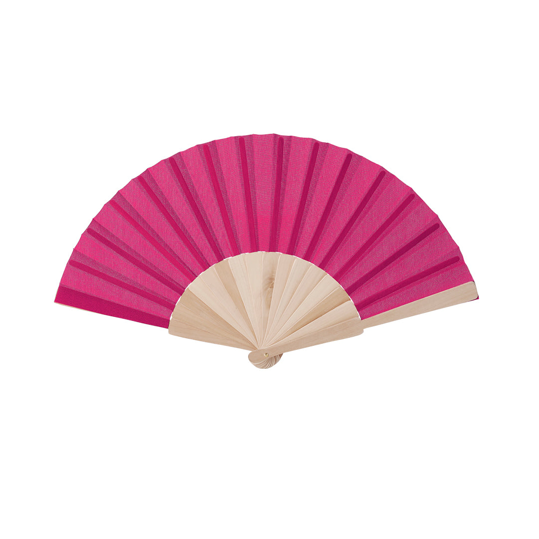 Abanico de madera en muchos colores · Fucsia