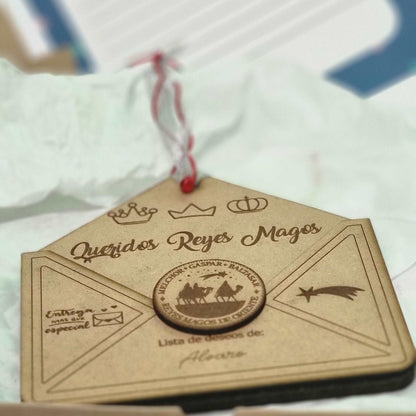 Carta Reyes Magos decoración