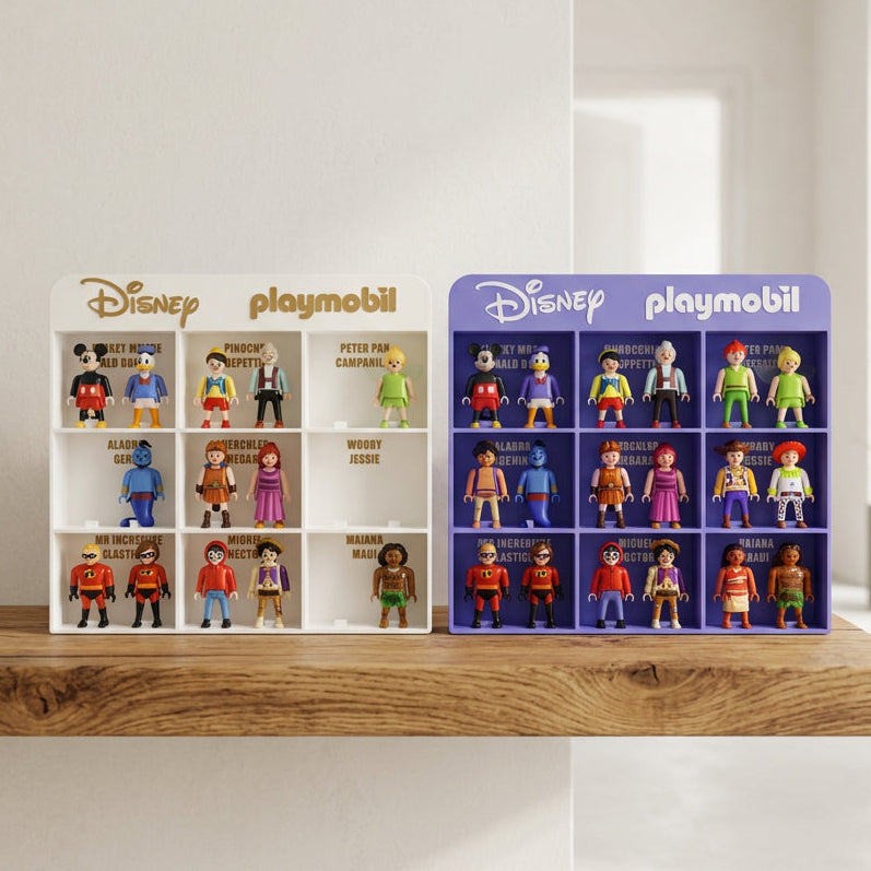Expositor 3D para Figuras Playmobil Disney Kinder (23x25 cm)