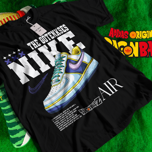 Gotenks camiseta zapatillas nike air dragon ball