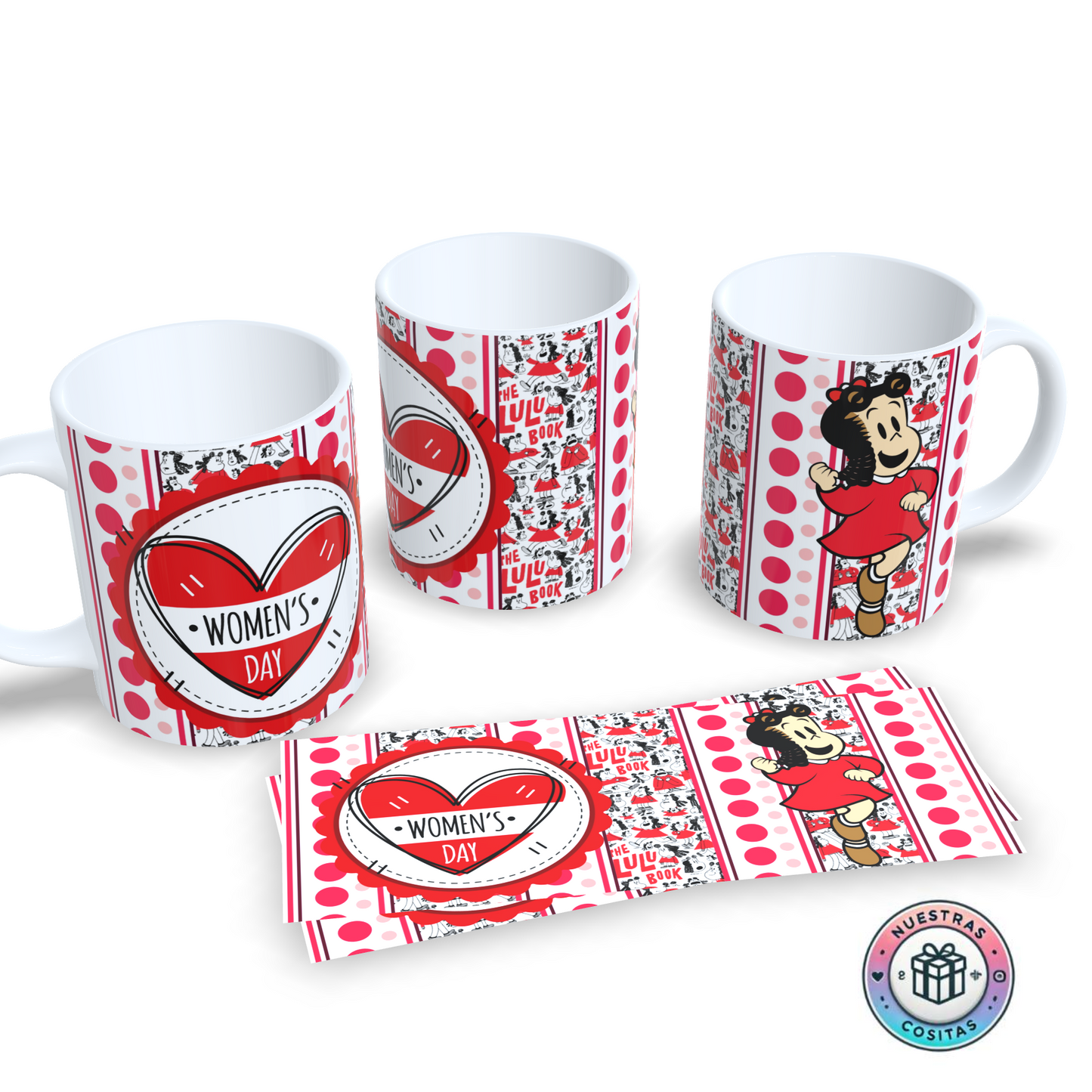 Taza Personalizada Día de la Mujer - La Pequeña Lulú