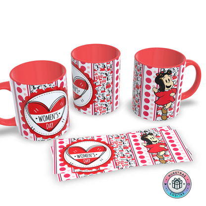 Taza Personalizada Día de la Mujer - La Pequeña Lulú