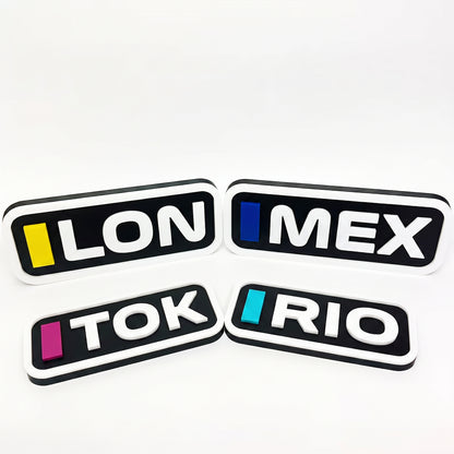 Letrero F1 Personalizado – Nombre Estilo Fórmula 1 🏎️🏁