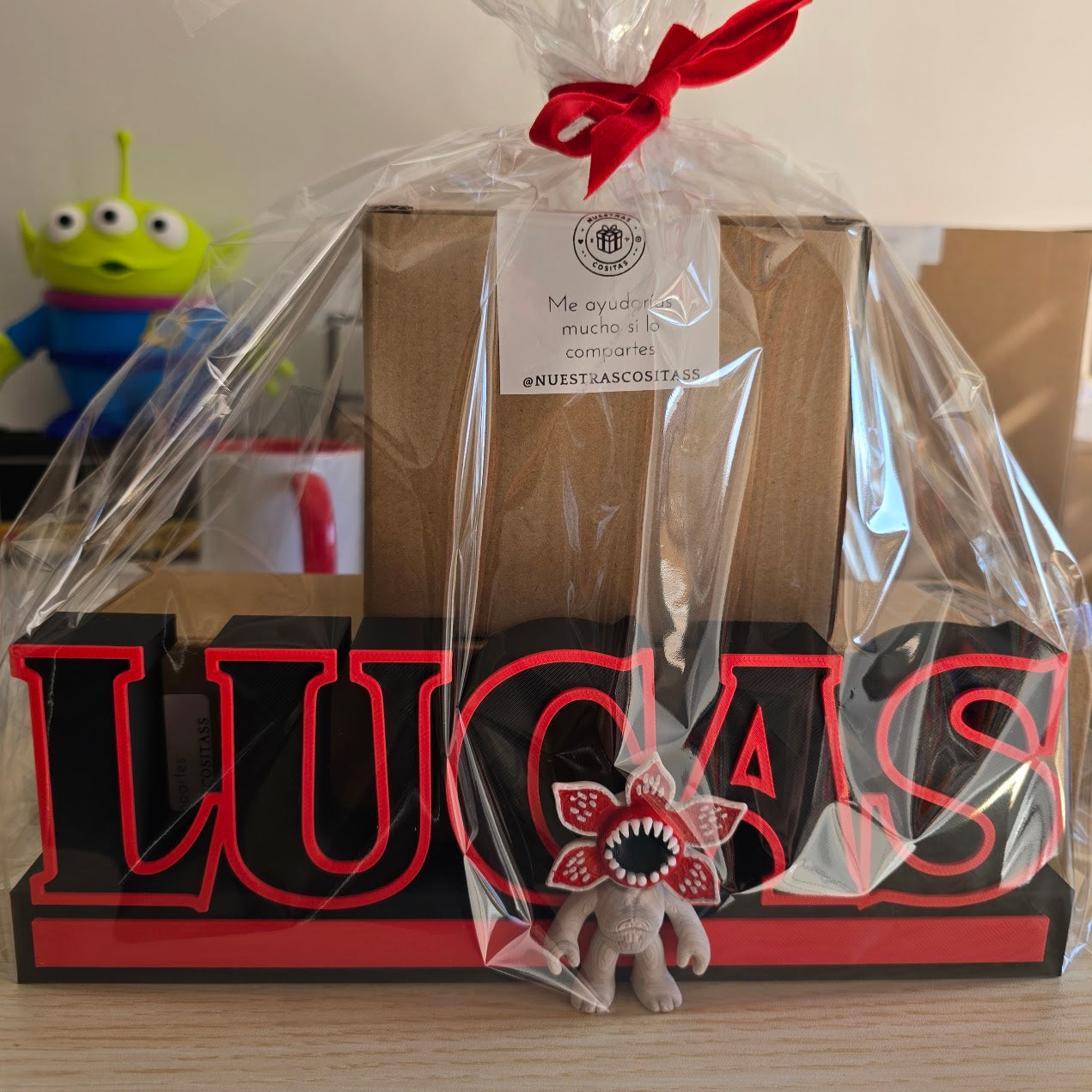 Nombre Personalizado Estilo "Stranger Things" - Impresión 3D Premium